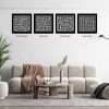 4 QUL KUFIC (4 SEPERATE)